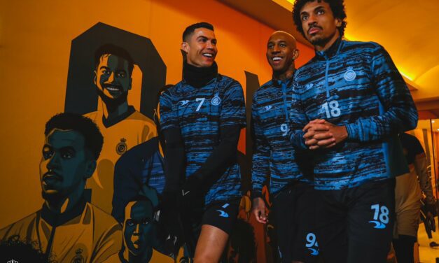 Ronaldo takes on Messi